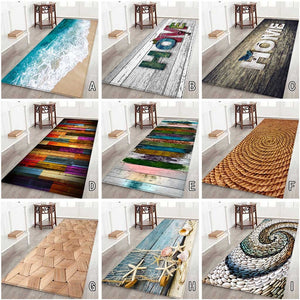 Colorful Modern Artistic Anti-skid Soft Carpet Rugs (9 styles 60X180 CM or 2 feet x 6 feet)