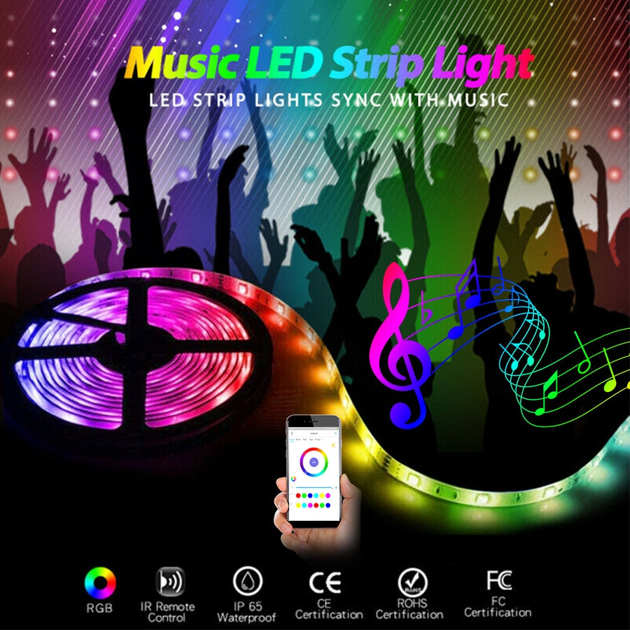 MOONLIGHT® LED Strip Lights With IR Remote w/ Amazon Alexa® Compatibility via WiFi