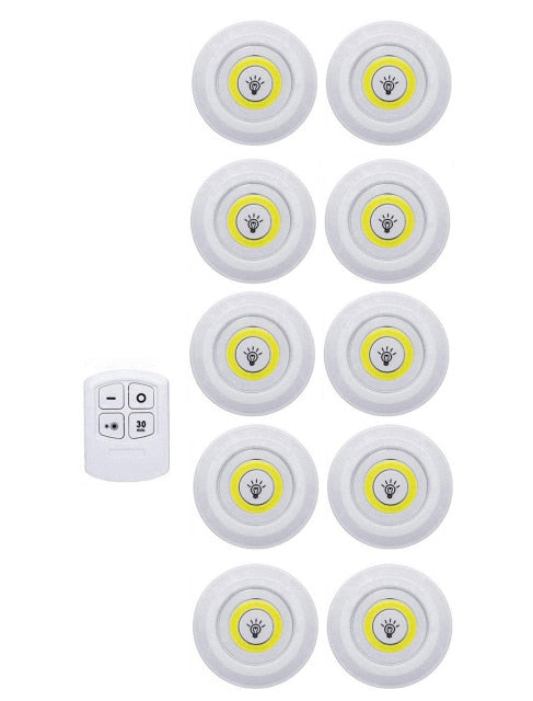 Anywhere LED® Interior 3W Super Bright LED Lights - Includes Wireless Remote Control Dimmable